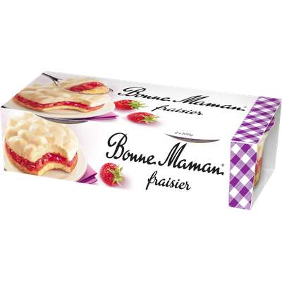 Fraisier, Bonne Maman (2 x 100 g)