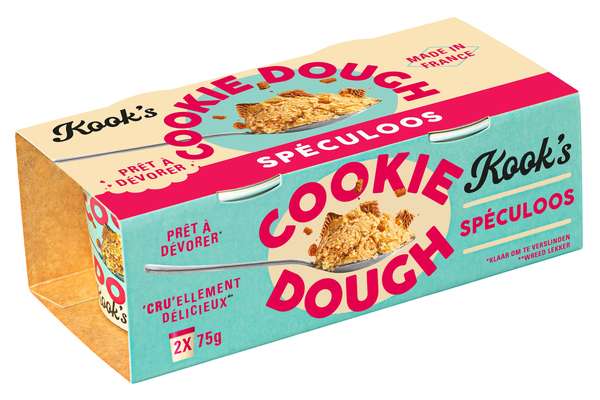 Cookie dough spéculos, Kook's (2 x 75 g)