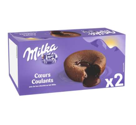 Moelleux coeurs coulants, Milka (180 g)