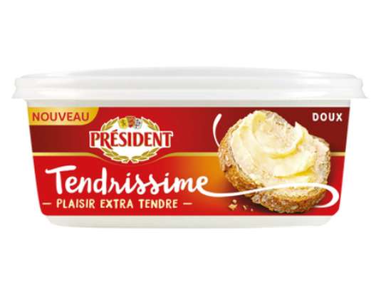 Beurre tendrissime doux 70% MG, Président (225 g)