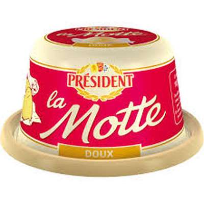Beurre doux gastronomique la motte, Président (250 g)