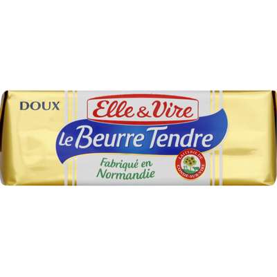 Beurre doux tendre, Elle & Vire (250 g)
