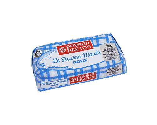 Beurre doux moulé, Paysan Breton (125 g)