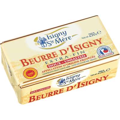 Beurre doux AOP, Isigny Ste Mère (250 g)