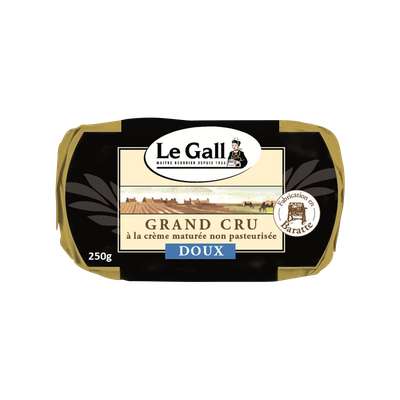 Beurre doux de baratte cru, Le Gall (250 g)