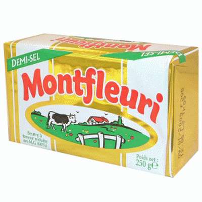 Beurre demi-sel, Montfleuri (250 g)