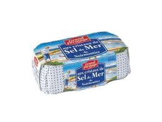 Beurre moulé au sel de mer de Noirmoutier, Grand Fermage (250 g)