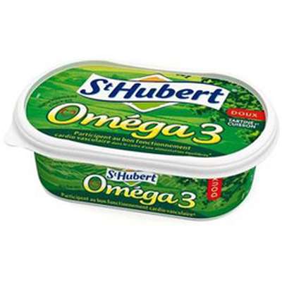 Margarine Omega 3 doux, St Hubert (255 g)