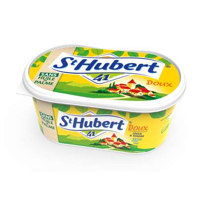 Margarine sans huile de palme doux, Saint Hubert (500 g)
