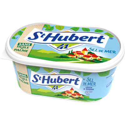 Margarine demi-sel sans huile de palme, St Hubert 41 (500 g)