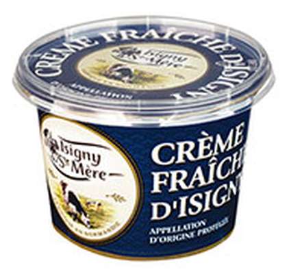 Crème fraîche d'Isigny 35% MG, Isigny Ste Mère (20 cl)