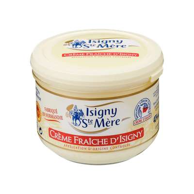 Crème fraîche d'Isigny AOP 40% MG, Isigny Ste Mère (20 cl)