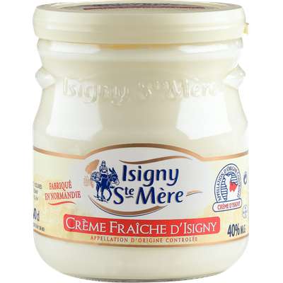 Crème fraîche d'Isigny AOP 40% MG, Isigny Ste Mère (40 cl)