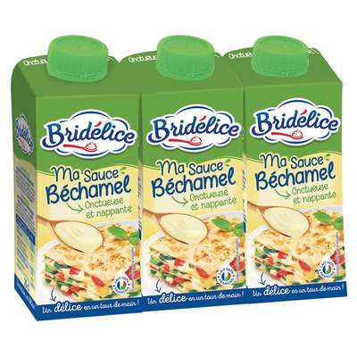 Sauce Béchamel, Bridélice (3 x 20 cl)