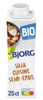 Soja cuisine semi épais BIO, Bjorg (25 cl)