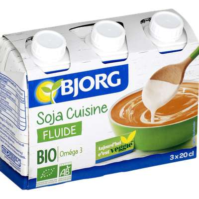 Soja Cuisine BIO, Bjorg (x 3, 60 cl)