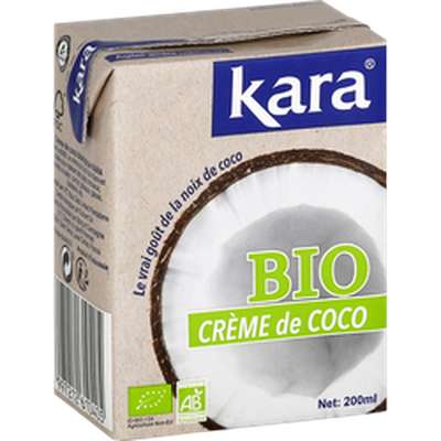 Crème de coco BIO, Kara (200 ml)