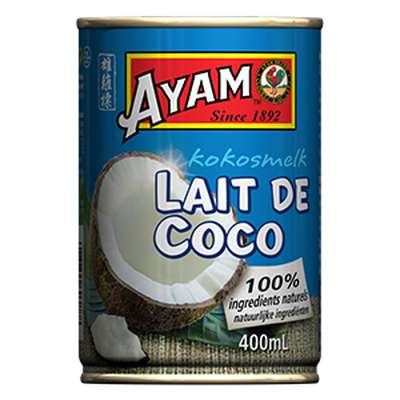 Lait de coco 100% naturel, AYAM (40 cl)