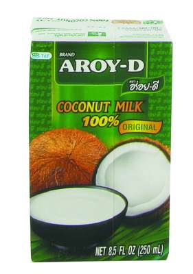 Lait de coco en brique, Aroy-D (25 cl)