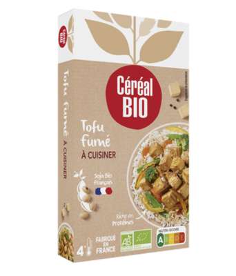 Tofu fumé au bois de hêtre BIO, Céréal BIO (200 g)