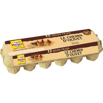 Oeufs sol région, L'oeuf de nos villages (x 12)