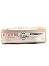 Œufs frais moyen à gros, Pays d'Yveline (x 12)