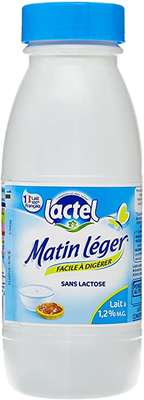 Lait Matin Léger facile à digérer 1,2% MG, Lactel (25 cl)