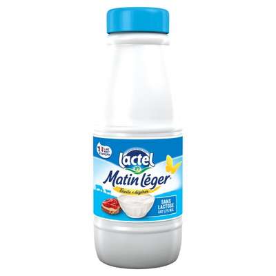 Lait Matin léger facile à digérer 1,2% MG, Lactel (50 cl)
