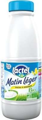 Lait Matin Léger facile à digérer 1,2% MG BIO, Lactel (50 cl)