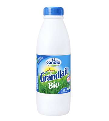 Lait UHT demi-écrémé BIO Grandlait, Candia (1 L)