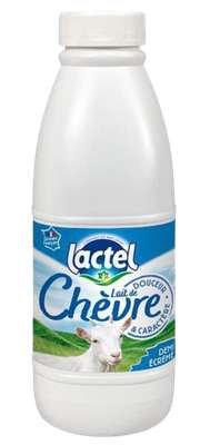 Lait de chèvre UHT demi-écrémé, Lactel (1 L)