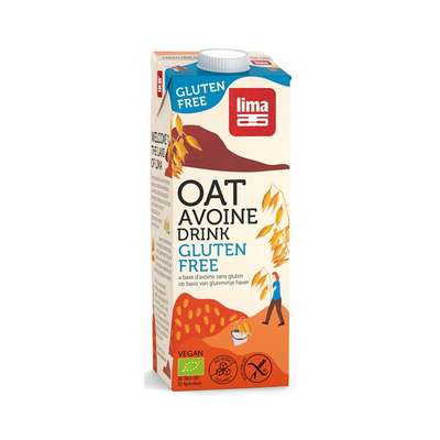 Lait d'avoine sans gluten BIO, Lima (1 L)
