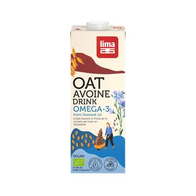 Lait d'avoine Omega-3 BIO, Lima (1 L)