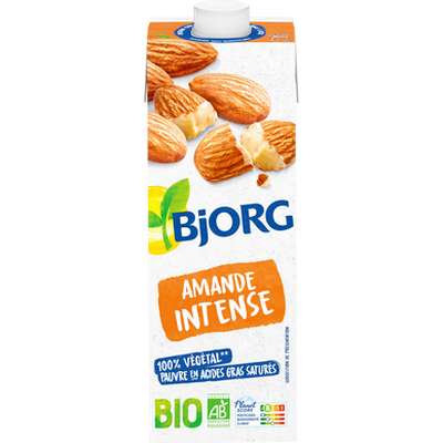 Boisson végétale amande intense BIO, Bjorg (1 L)