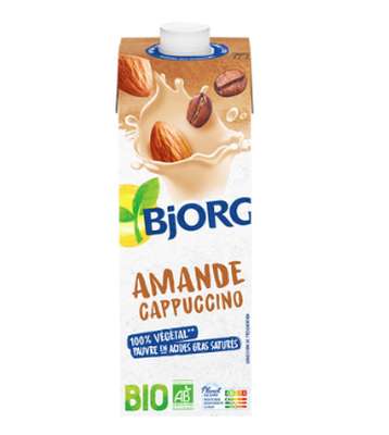 Boisson végétale amande cappuccino BIO, Bjorg  (1 L)