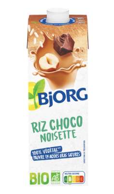 Boisson riz choco noisette BIO, Bjorg (1 L)