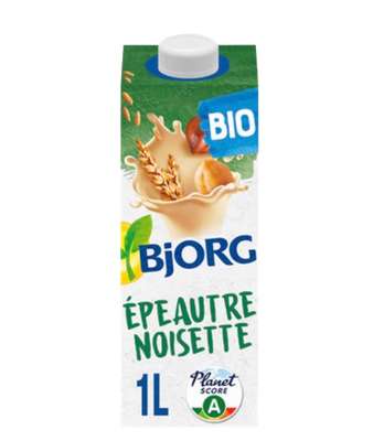 Boisson épeautre noisette sans sucres ajoutés BIO, Bjorg (1 L)