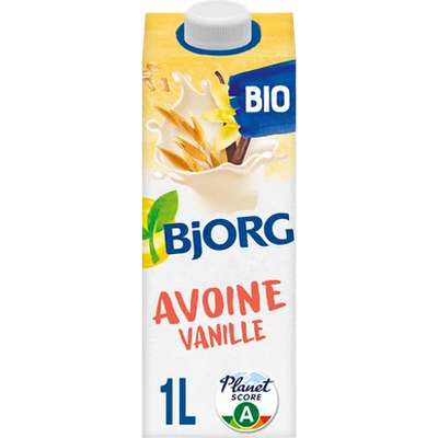 Boisson végétale avoine vanille BIO, Bjorg   (1 L)