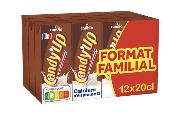 Candy'up au chocolat, Format Familial Candia (12 x 20 cl)