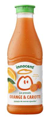 Jus d'orange et de carotte, Innocent (900 ml)