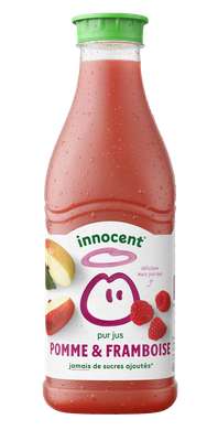Jus de pomme et framboise, Innocent (900 ml)