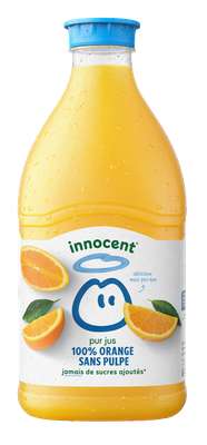 Jus d'orange sans pulpe, Innocent (1,5 L)
