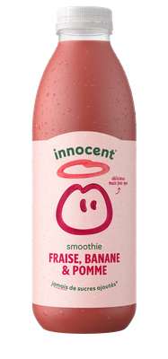 Smoothie fraise et banane, Innocent (750 ml)