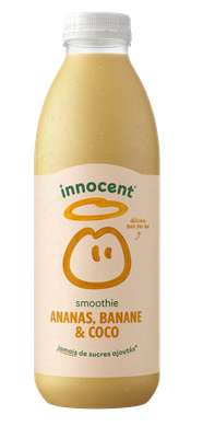 Smoothie ananas banane et coco, Innocent (750 ml)