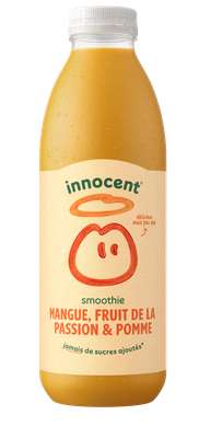 Smoothie mangue et fruit de la passion, Innocent (750 ml)