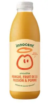 Smoothie mangue et fruit de la passion, Innocent (750 ml)