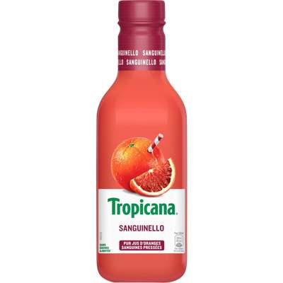 Jus d'orange sanguine frais, Tropicana (900 ml)