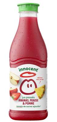 Jus d'ananas et de fraise, Innocent  (900 ml)