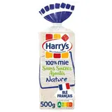 Pain de mie sans croûte 100% mie sans sucres ajoutés, Harry's (500 g)