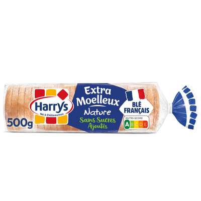 Pain de mie extra moelleux sans sucre, Harry's (500 g)